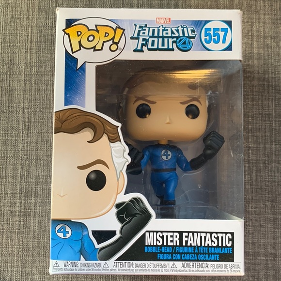 Marvel Fantastic Four Mister Fantastic Funko Pop - 557 new - Picture 1 of 6